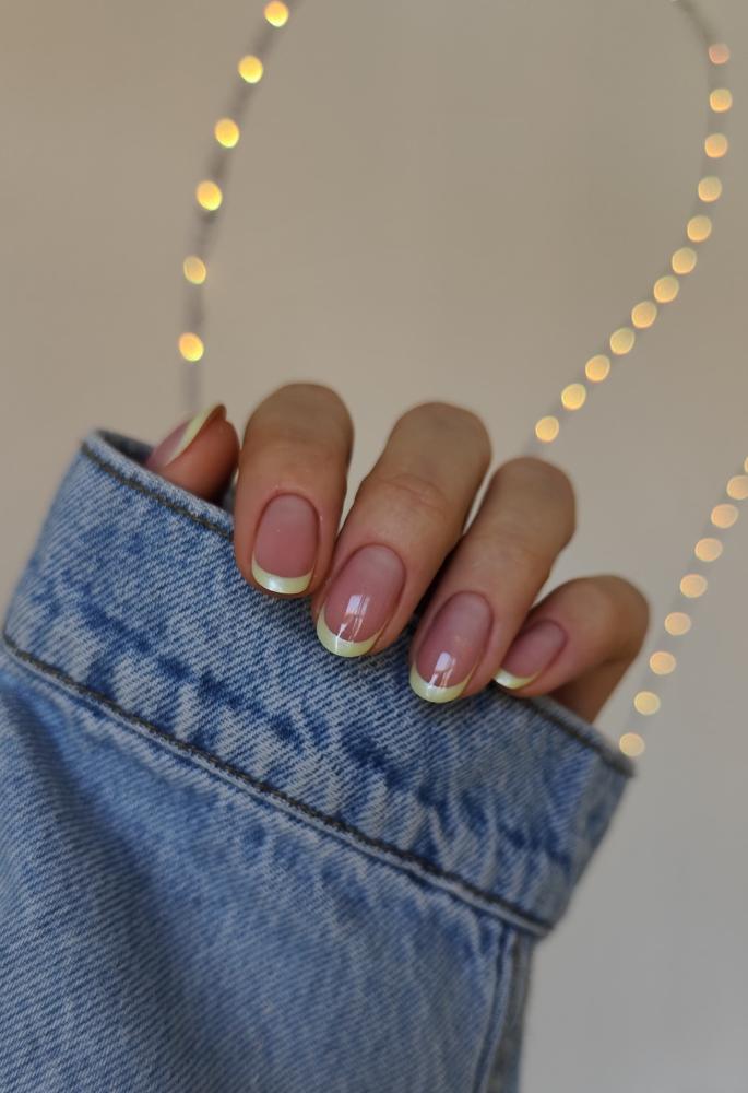 Uñas manicura rosa pastel