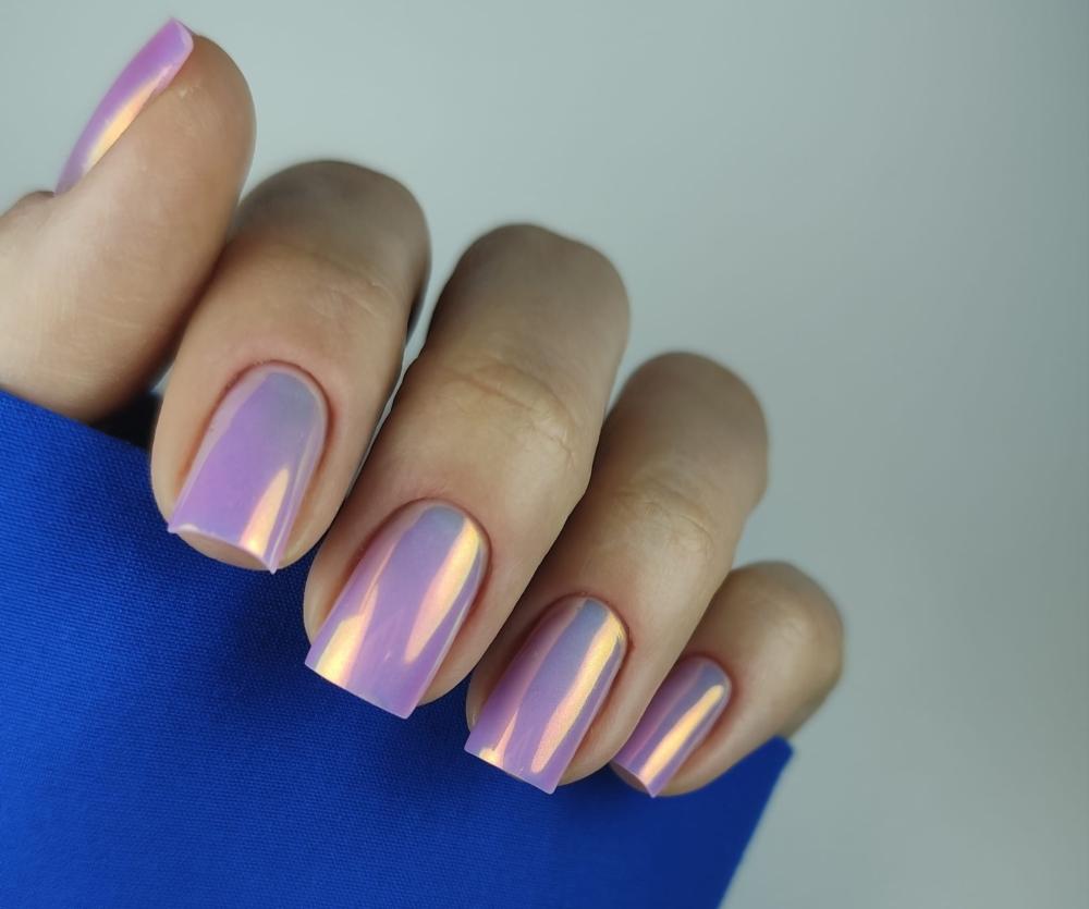 Preparación correcta de la superficie de la uña para aplicar polvo metálico chrome