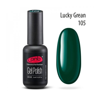 Esmalte semipermanente PNB - 105 Lucky Green - 8 ml
