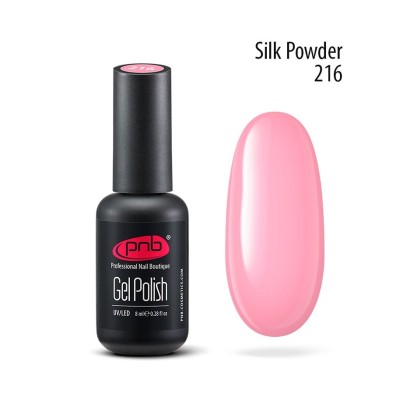 Esmalte semipermanente PNB - 216 Silk Powder - 8 ml