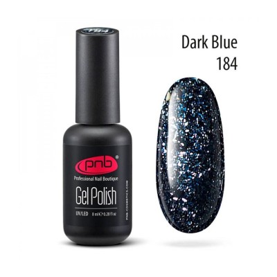 Esmalte semipermanente PNB - 184 Dark Blue - 8 ml