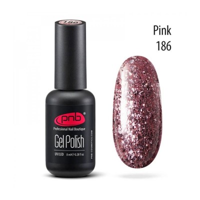 Esmalte semipermanente PNB - 186 Pink - 8 ml