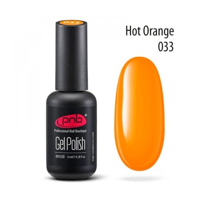 Esmalte semipermanente PNB - 033 Hot Orange - 8 ml