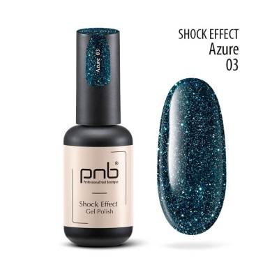 Esmalte semipermanente Shock Effect PNB - 03 Azzure - 8 ml