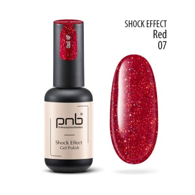 Esmalte semipermanente Shock Effect PNB - 07 Red - 8 ml