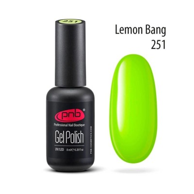 Esmalte semipermanente PNB - 251 Lemon Bang - 8 ml
