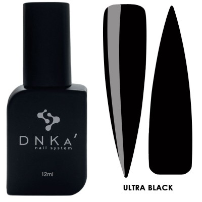 Esmalte de Gel Color ULTRA BLACK DNKA, 12 ml