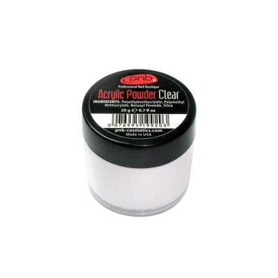 Polvos acrílicos PNB - Clear - 20 g