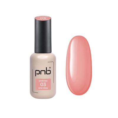 Esmalte semipermanente 3 en 1 PNB Podolac One Step - 03 Blush - 8 ml