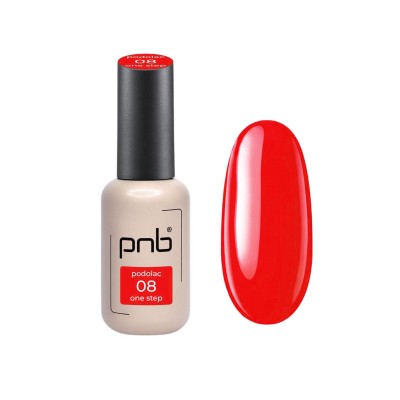 Esmalte semipermanente 3 en 1 PNB Podolac One Step - 08 Cherry - 8 ml