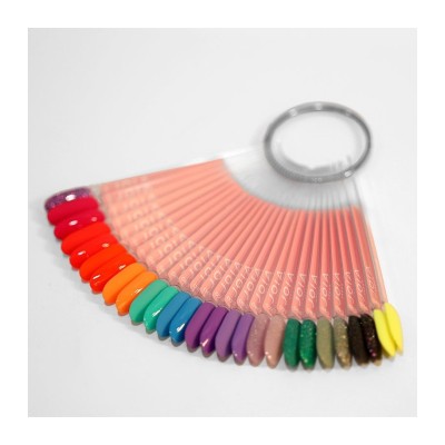 Paleta de tips de Esmaltes semipermanentes JOIA vegan - del 052 al 106 (27 tips)