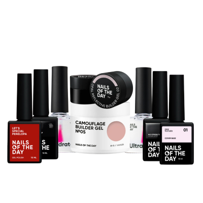 Kit profesional– Manicura completa con refuerzo de gel desde cero