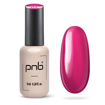 PNB Esmalte semipermanente Efecto cristal - Illusion 2.0 - 05 Raspberry Pink - 8ml